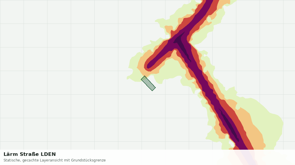 Statische Kartenansicht: Lärm Straße LDEN