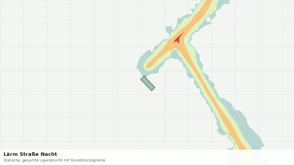 Statische Kartenansicht: Lärm Straße Nacht