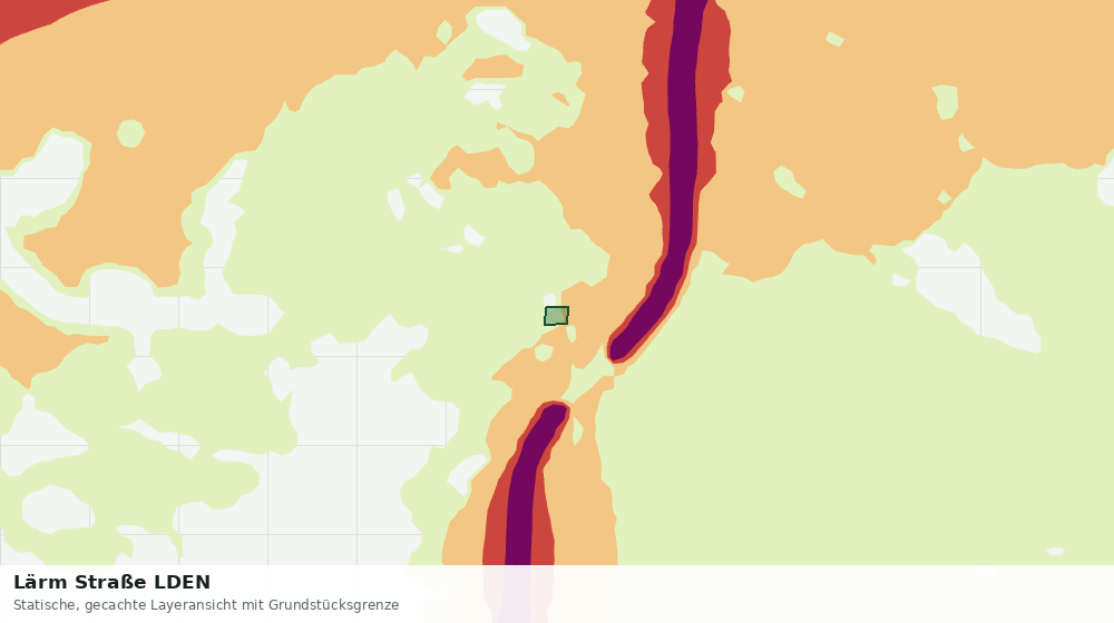 Statische Kartenansicht: Lärm Straße LDEN