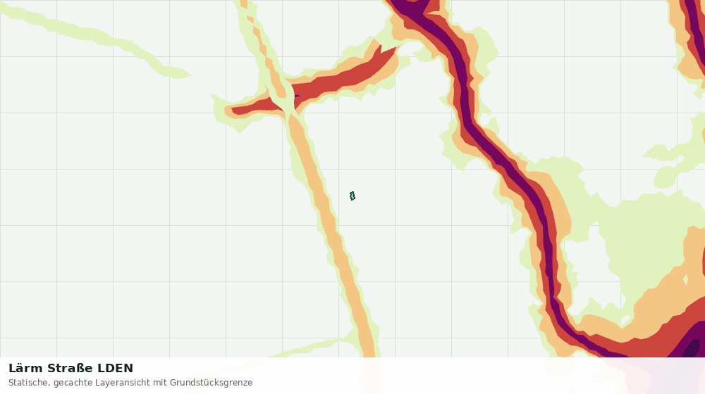Statische Kartenansicht: Lärm Straße LDEN