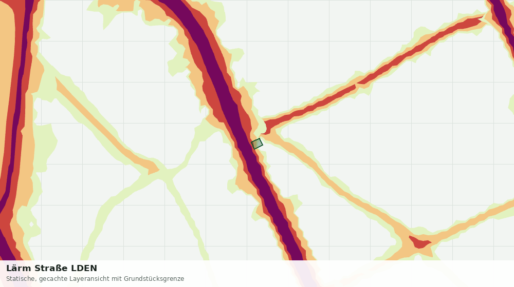 Statische Kartenansicht: Lärm Straße LDEN