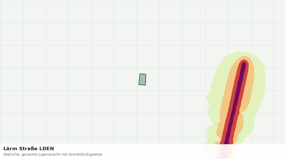 Statische Kartenansicht: Lärm Straße LDEN