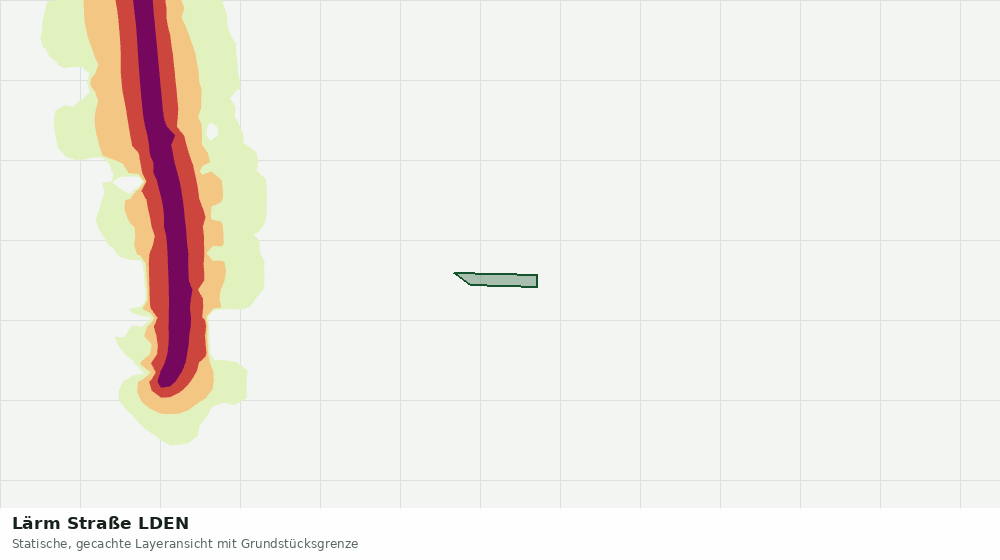 Statische Kartenansicht: Lärm Straße LDEN