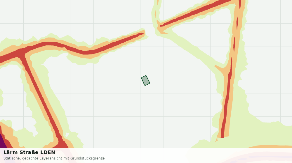 Statische Kartenansicht: Lärm Straße LDEN