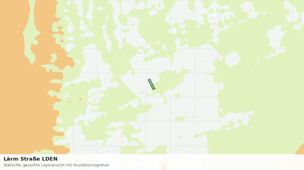 Statische Kartenansicht: Lärm Straße LDEN