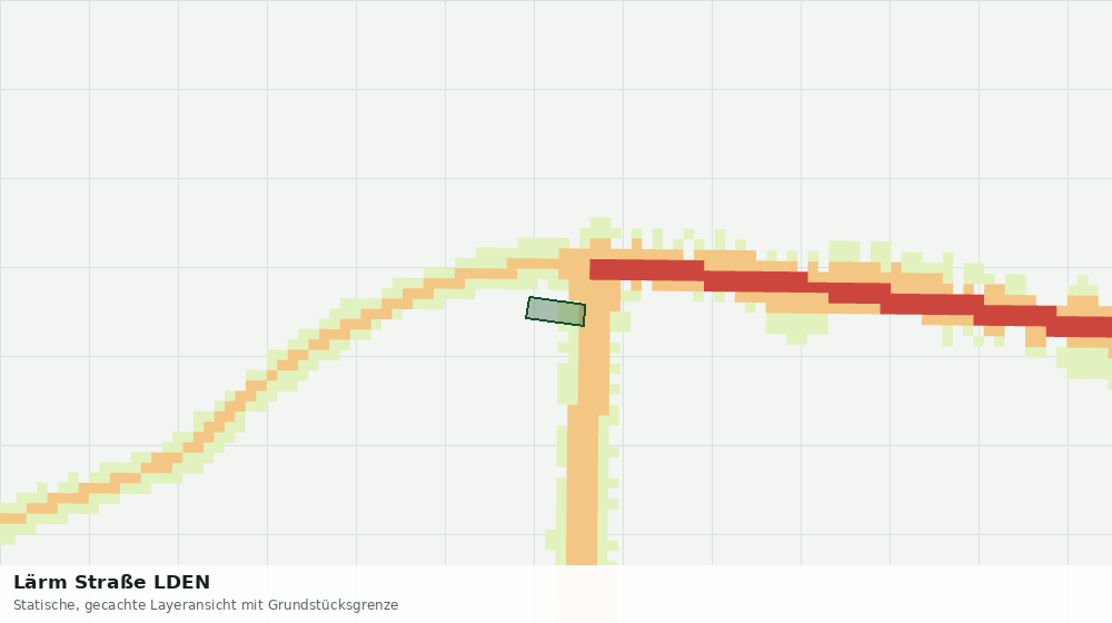 Statische Kartenansicht: Lärm Straße LDEN