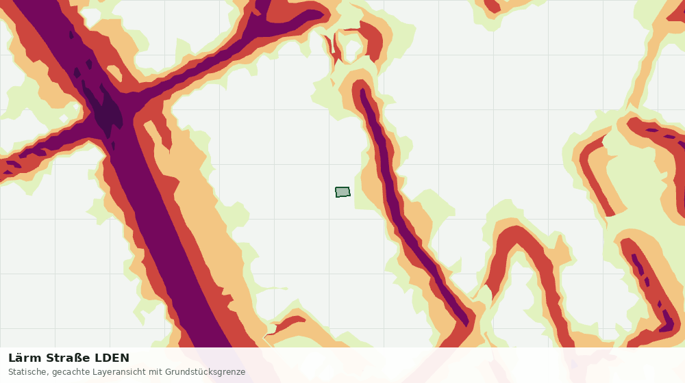 Statische Kartenansicht: Lärm Straße LDEN