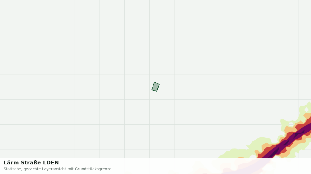 Statische Kartenansicht: Lärm Straße LDEN