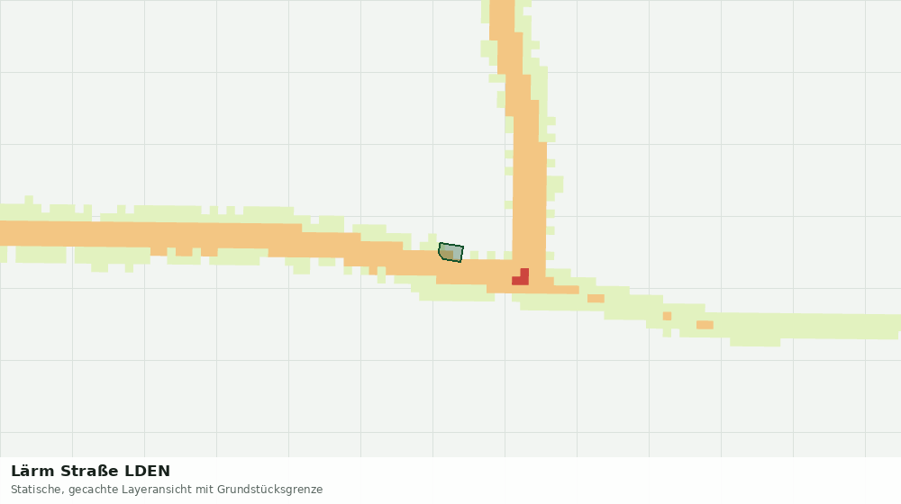 Statische Kartenansicht: Lärm Straße LDEN