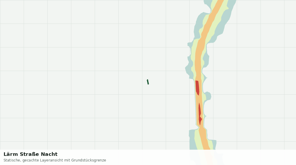 Statische Kartenansicht: Lärm Straße Nacht