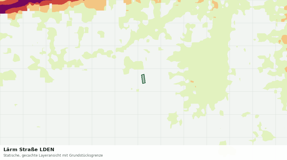 Statische Kartenansicht: Lärm Straße LDEN
