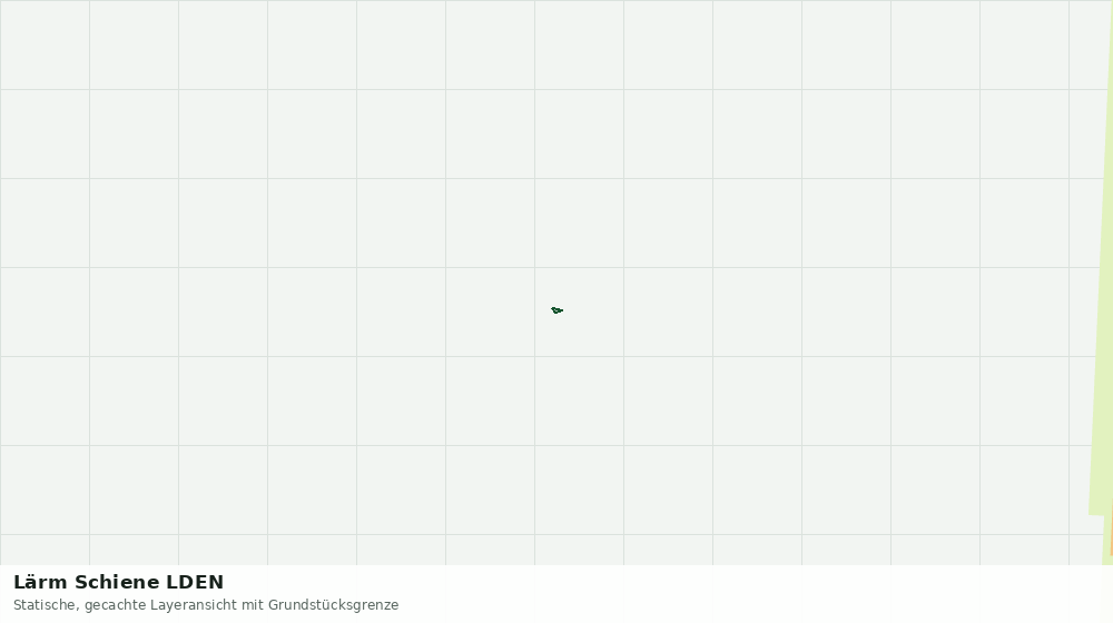 Statische Kartenansicht: Lärm Schiene LDEN