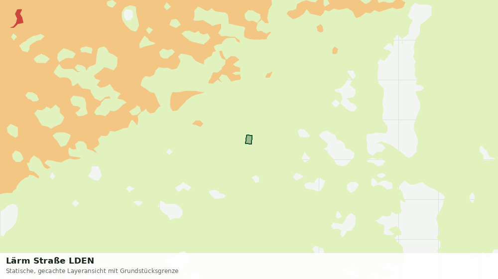 Statische Kartenansicht: Lärm Straße LDEN