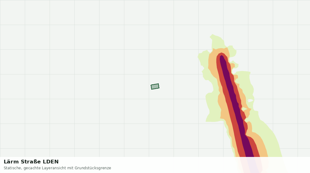 Statische Kartenansicht: Lärm Straße LDEN