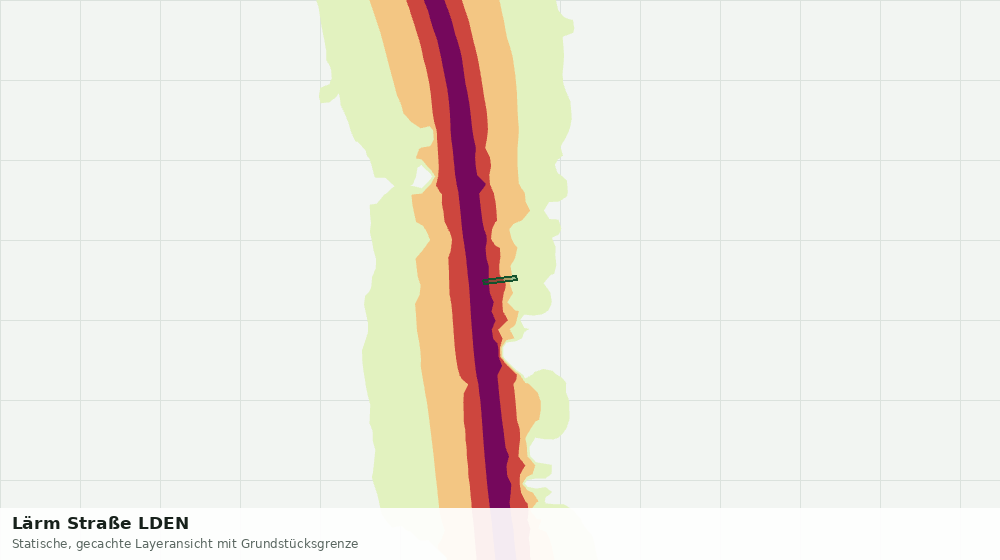 Statische Kartenansicht: Lärm Straße LDEN