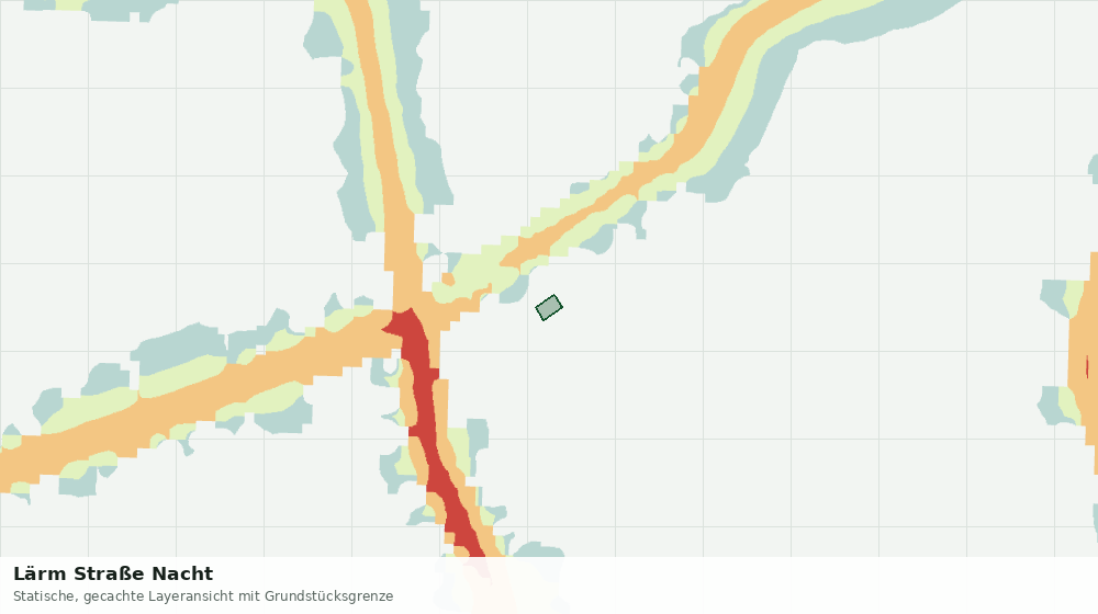 Statische Kartenansicht: Lärm Straße Nacht