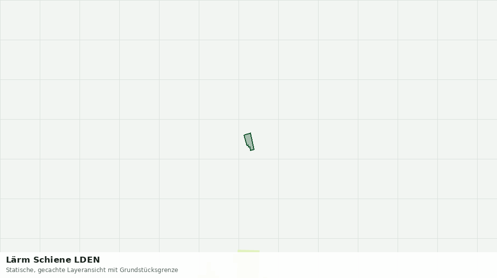 Statische Kartenansicht: Lärm Schiene LDEN
