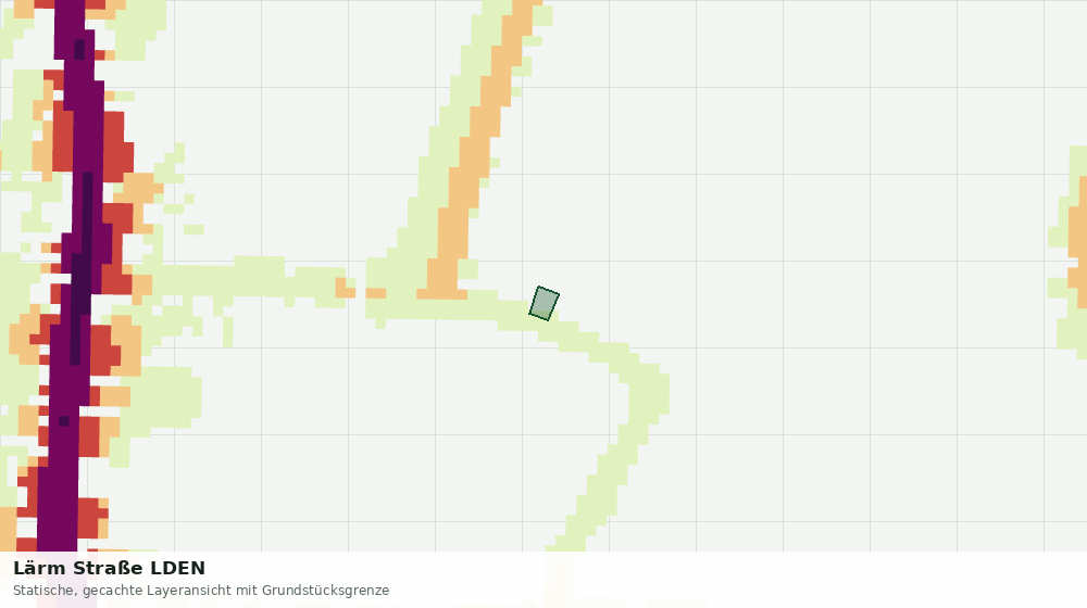Statische Kartenansicht: Lärm Straße LDEN