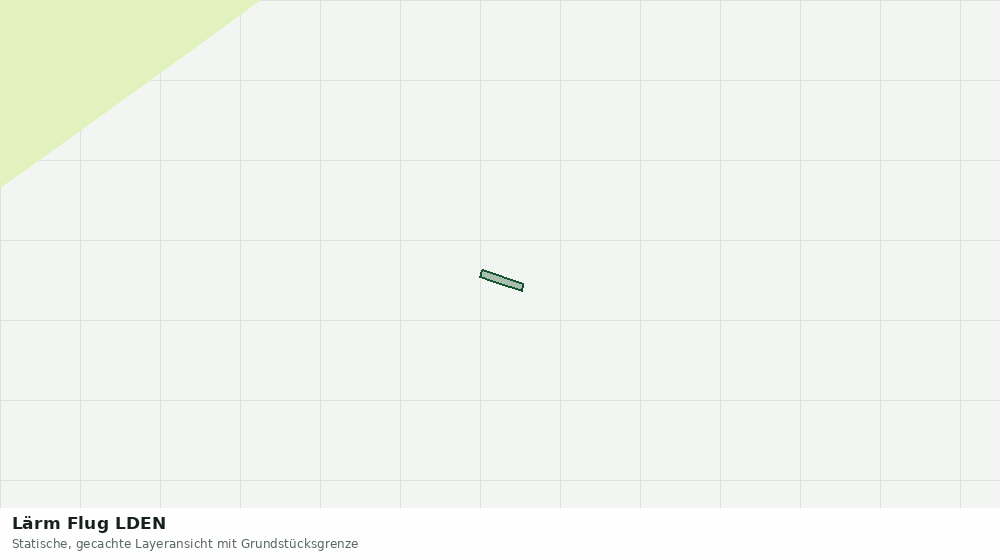 Statische Kartenansicht: Lärm Flug LDEN