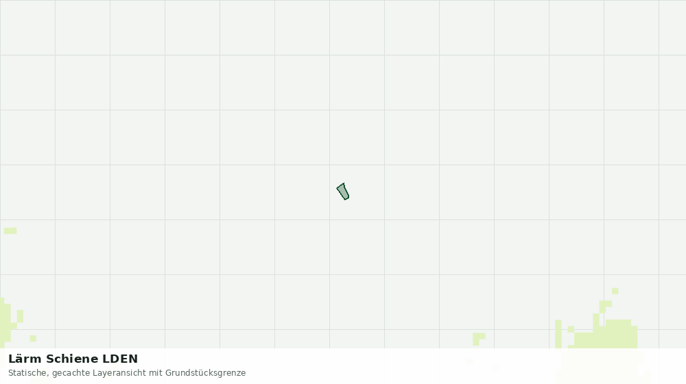 Statische Kartenansicht: Lärm Schiene LDEN