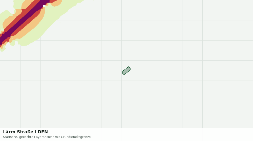 Statische Kartenansicht: Lärm Straße LDEN