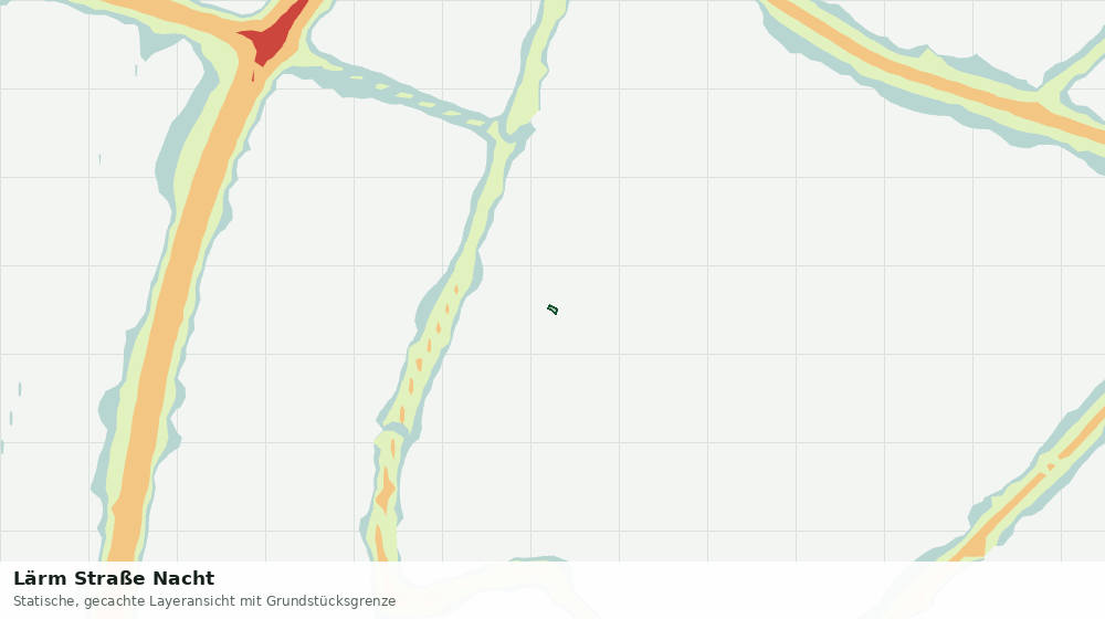 Statische Kartenansicht: Lärm Straße Nacht