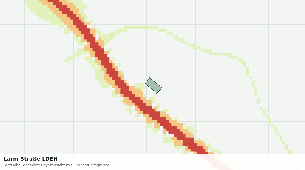 Statische Kartenansicht: Lärm Straße LDEN