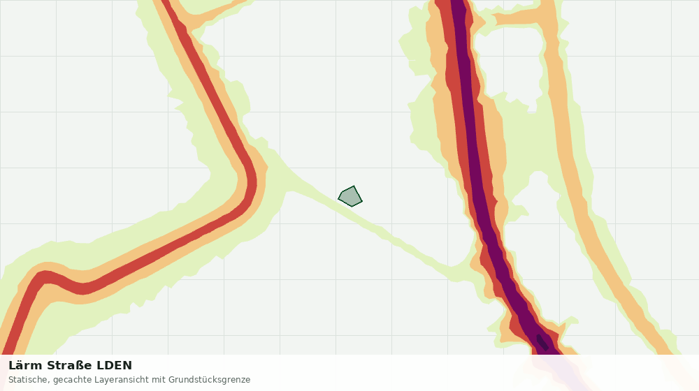 Statische Kartenansicht: Lärm Straße LDEN