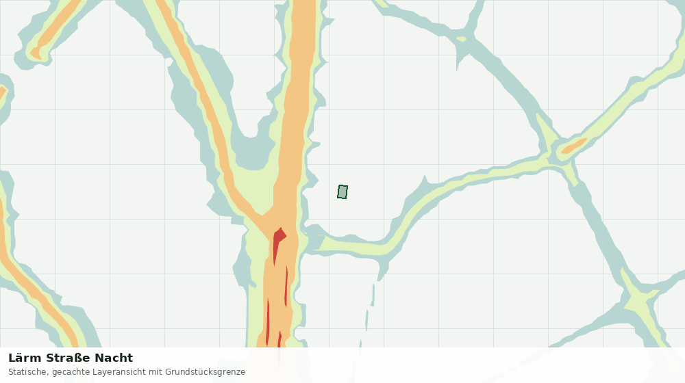 Statische Kartenansicht: Lärm Straße Nacht
