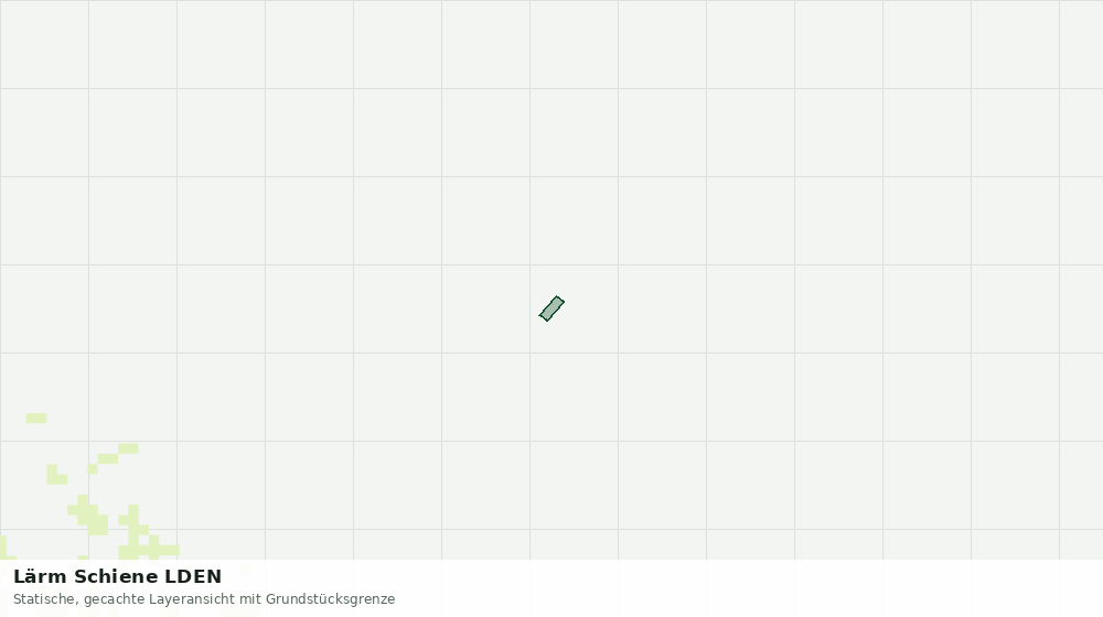 Statische Kartenansicht: Lärm Schiene LDEN