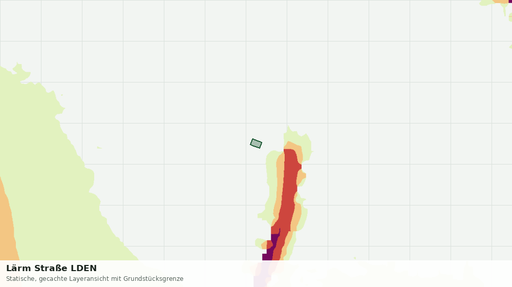 Statische Kartenansicht: Lärm Straße LDEN