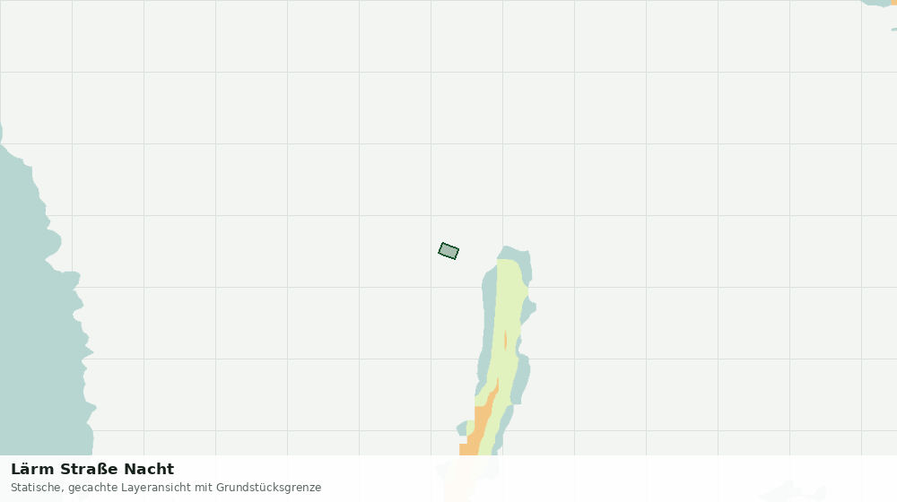 Statische Kartenansicht: Lärm Straße Nacht