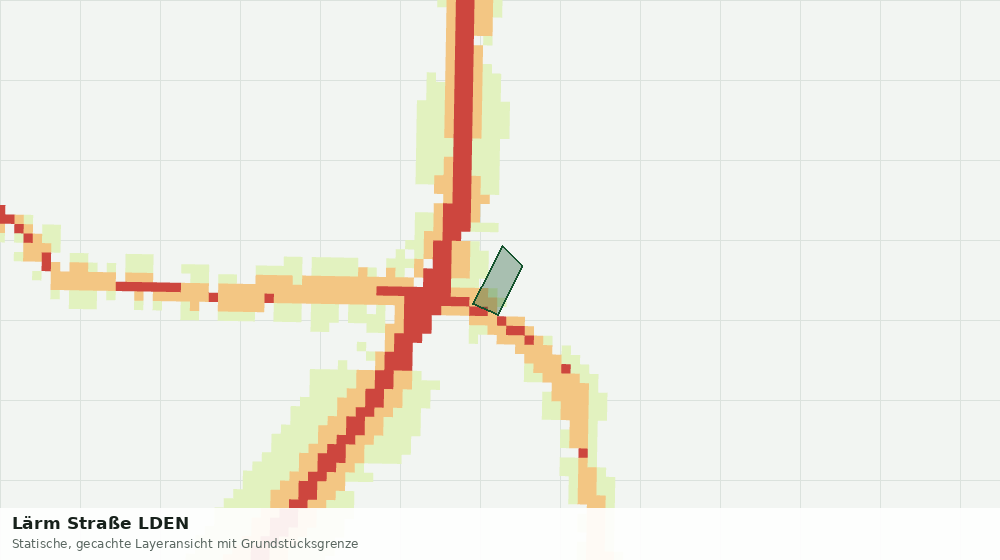 Statische Kartenansicht: Lärm Straße LDEN