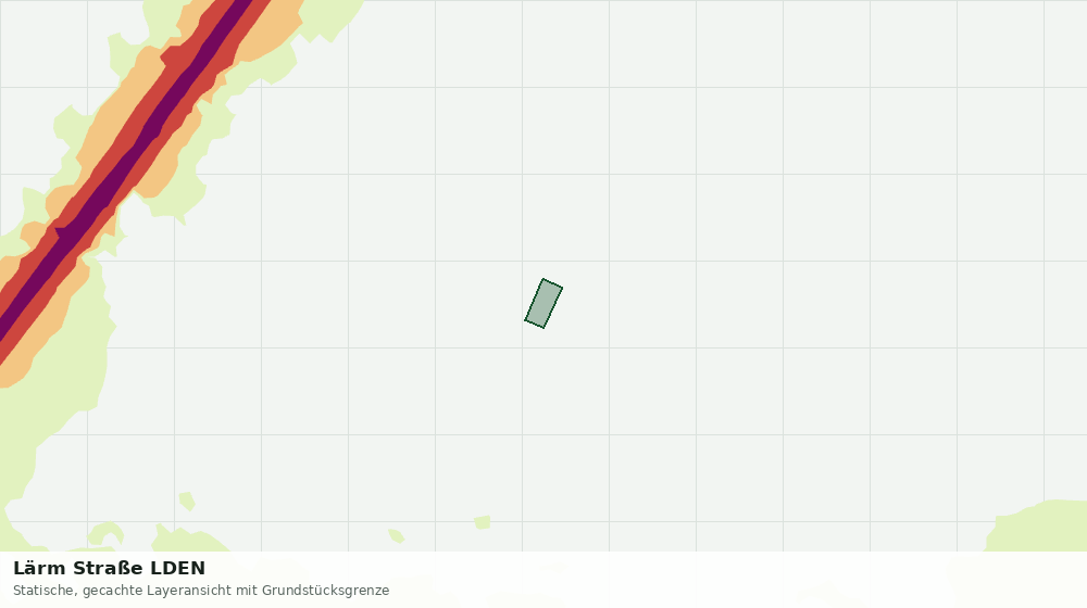Statische Kartenansicht: Lärm Straße LDEN