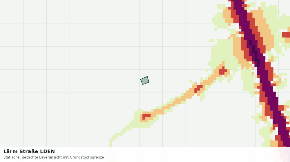 Statische Kartenansicht: Lärm Straße LDEN