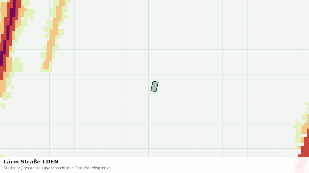 Statische Kartenansicht: Lärm Straße LDEN