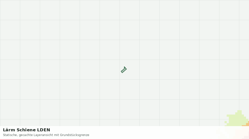 Statische Kartenansicht: Lärm Schiene LDEN