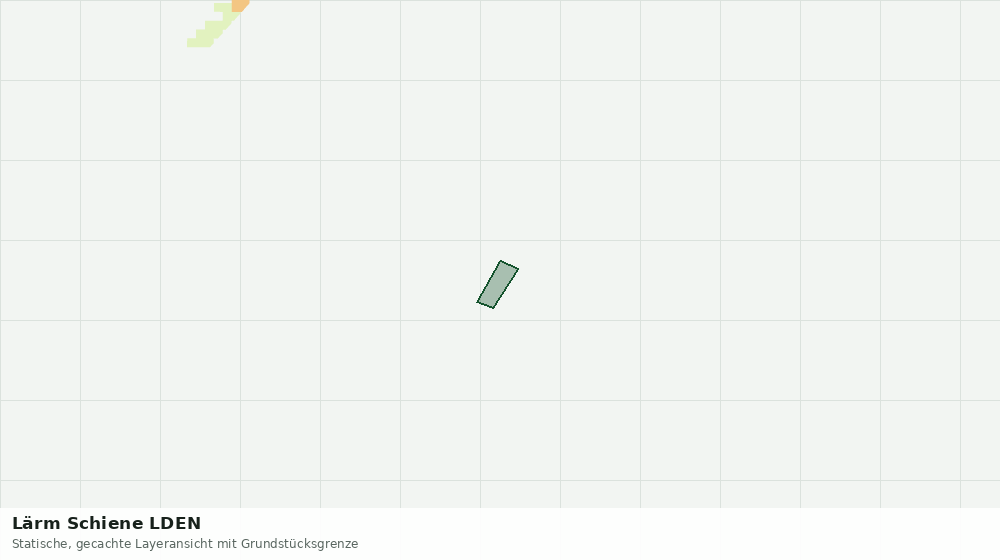 Statische Kartenansicht: Lärm Schiene LDEN