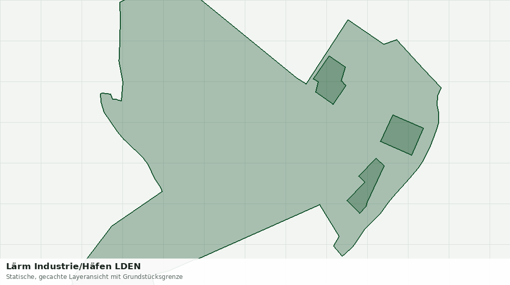 Statische Kartenansicht: Lärm Industrie/Häfen LDEN