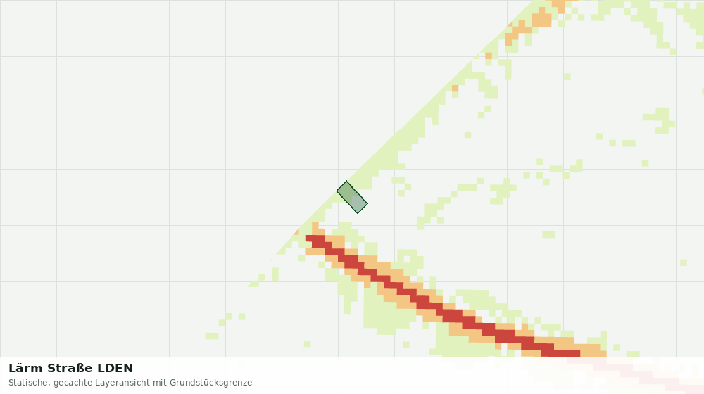 Statische Kartenansicht: Lärm Straße LDEN