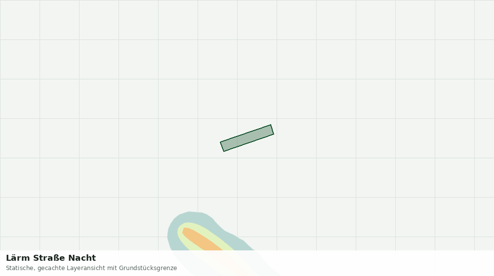 Statische Kartenansicht: Lärm Straße Nacht