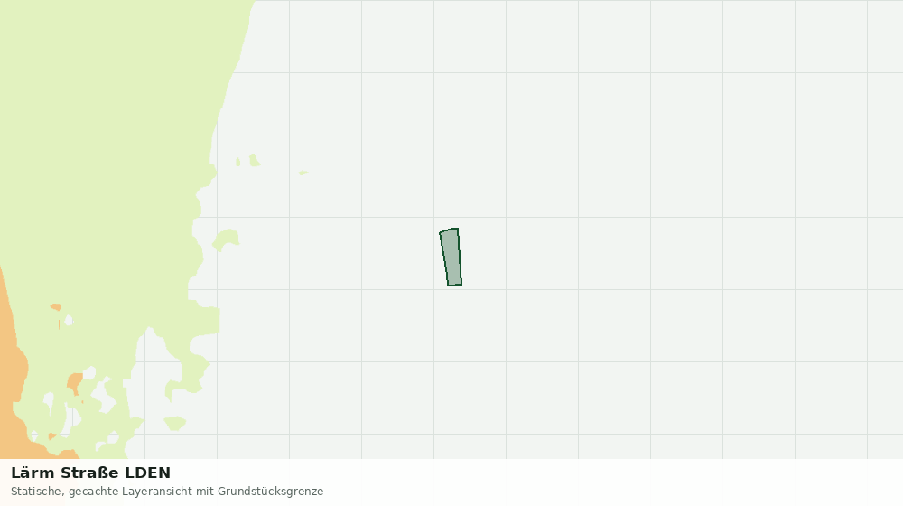 Statische Kartenansicht: Lärm Straße LDEN