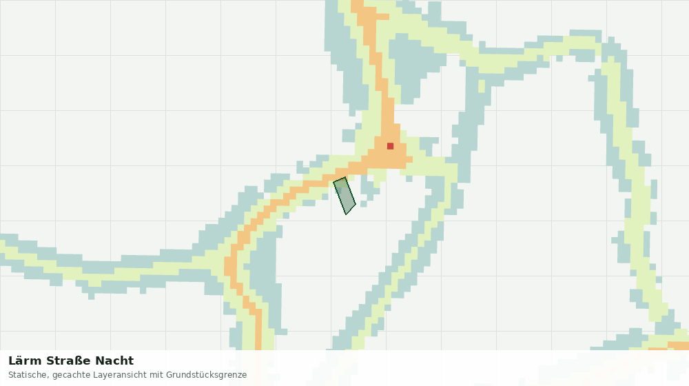 Statische Kartenansicht: Lärm Straße Nacht
