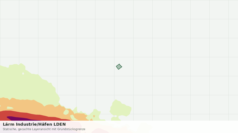 Statische Kartenansicht: Lärm Industrie/Häfen LDEN