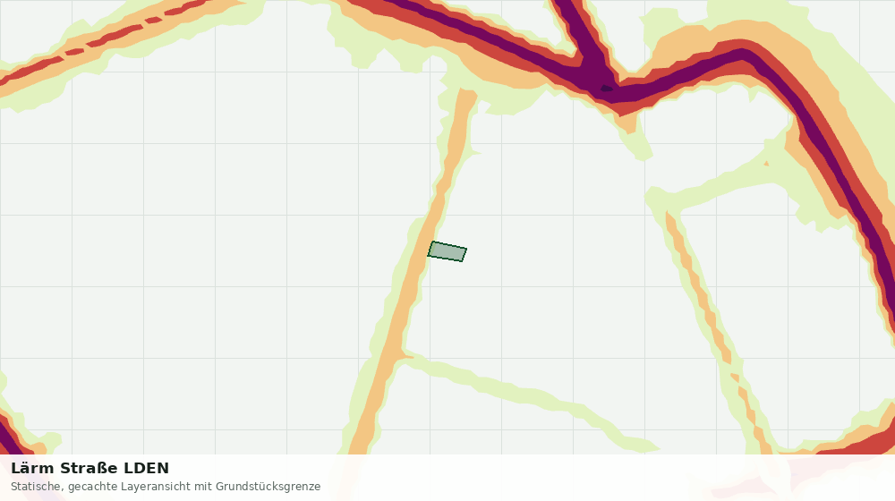 Statische Kartenansicht: Lärm Straße LDEN
