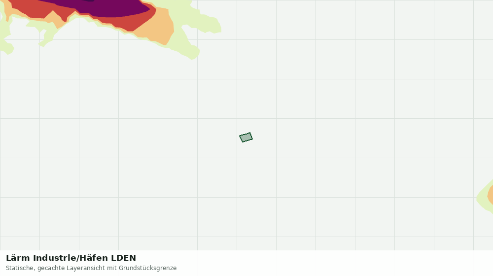 Statische Kartenansicht: Lärm Industrie/Häfen LDEN