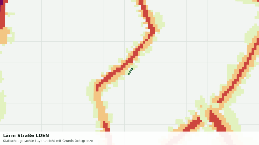 Statische Kartenansicht: Lärm Straße LDEN