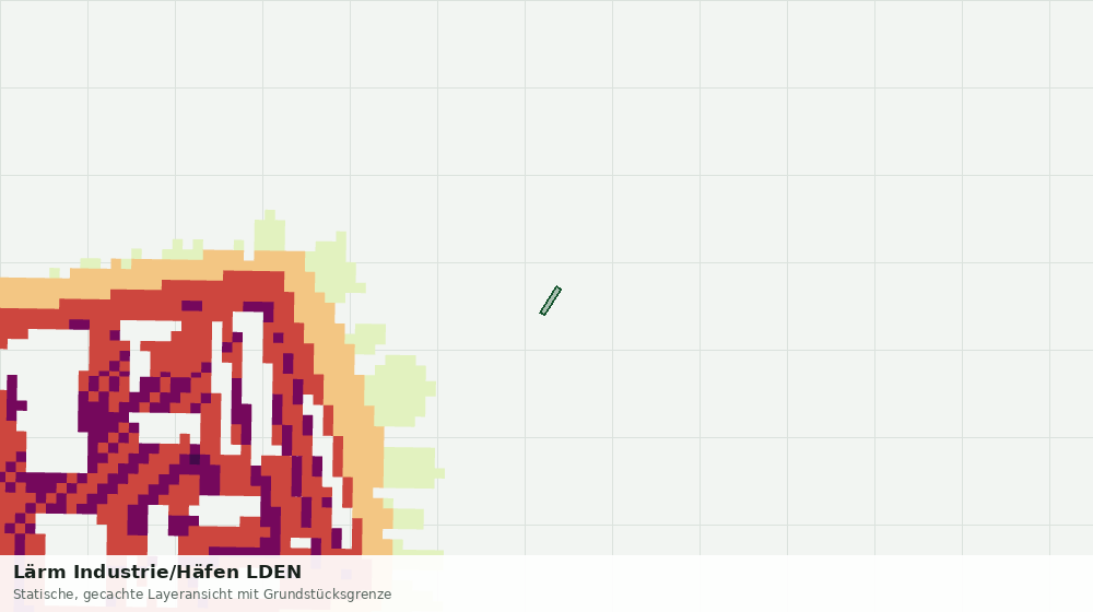 Statische Kartenansicht: Lärm Industrie/Häfen LDEN