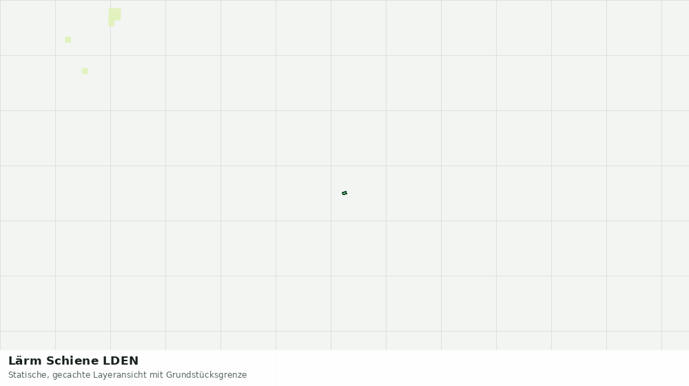 Statische Kartenansicht: Lärm Schiene LDEN