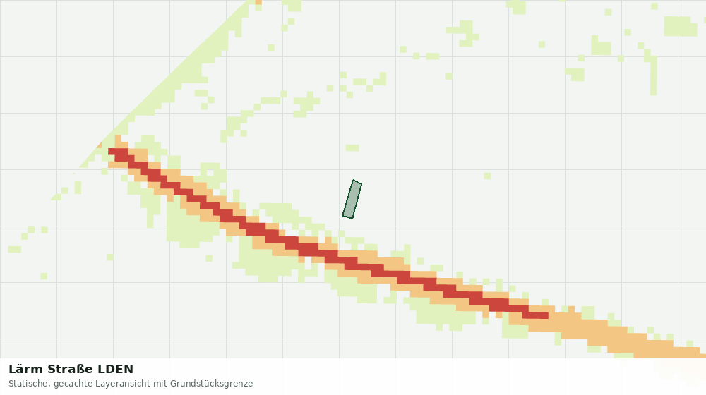 Statische Kartenansicht: Lärm Straße LDEN